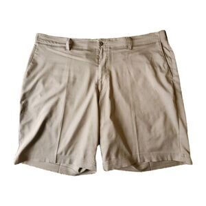 Men's Pro Tour Khaki Golf Shorts Size 42 Stretch 9" Inseam Chino